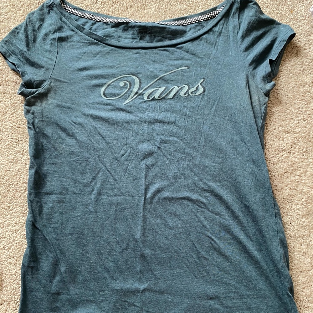 Casual Vans T-Shirt (Teal)